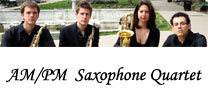 Salon Concert: AM/PM Saxophone Quartet
